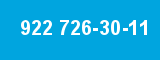 922 726-30-11 922 726-30-11